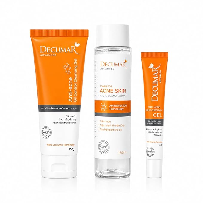 Decumar Advanced Daily Acne Trio - Daily Routine