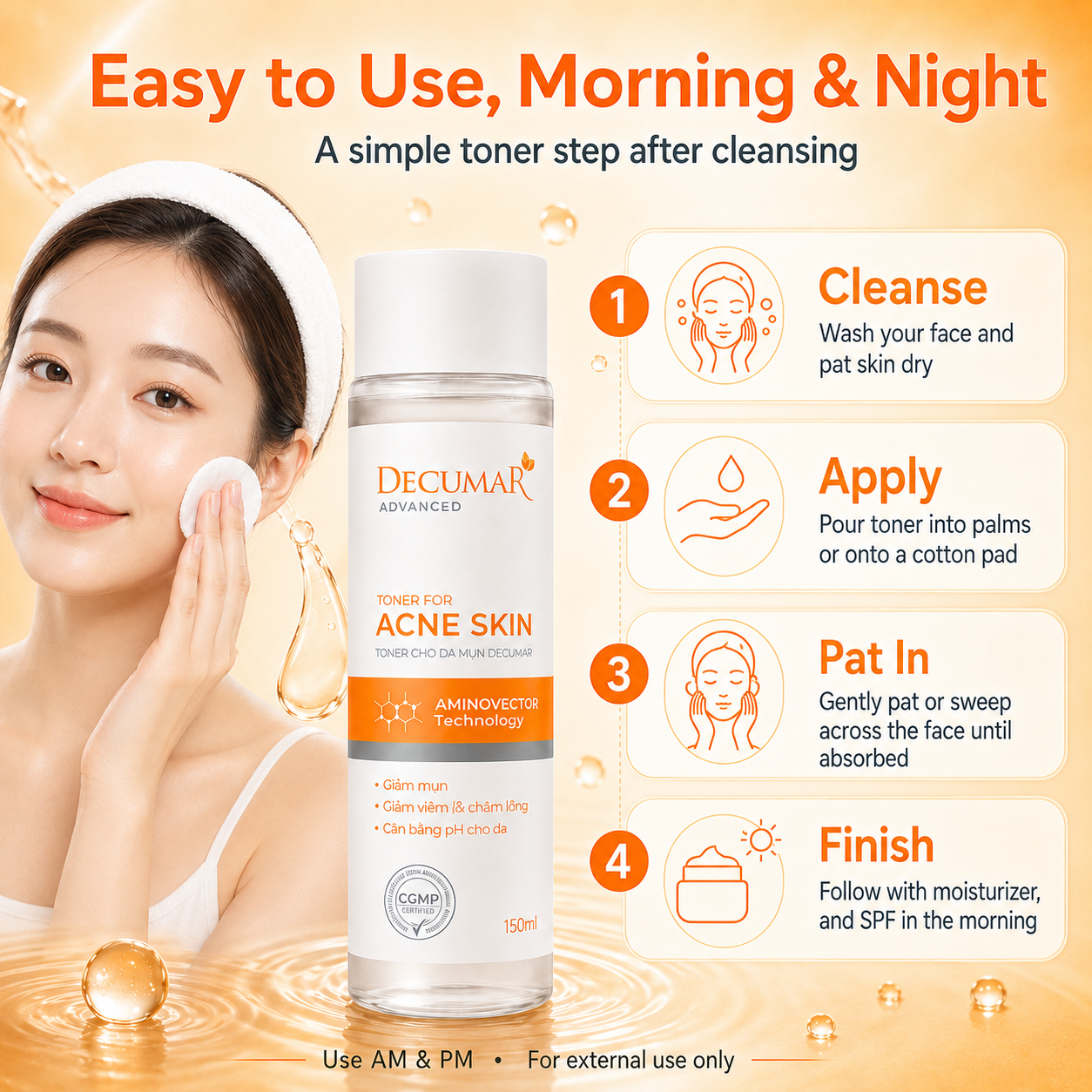 Decumar Advanced Blemish Balancing Toner 150ml