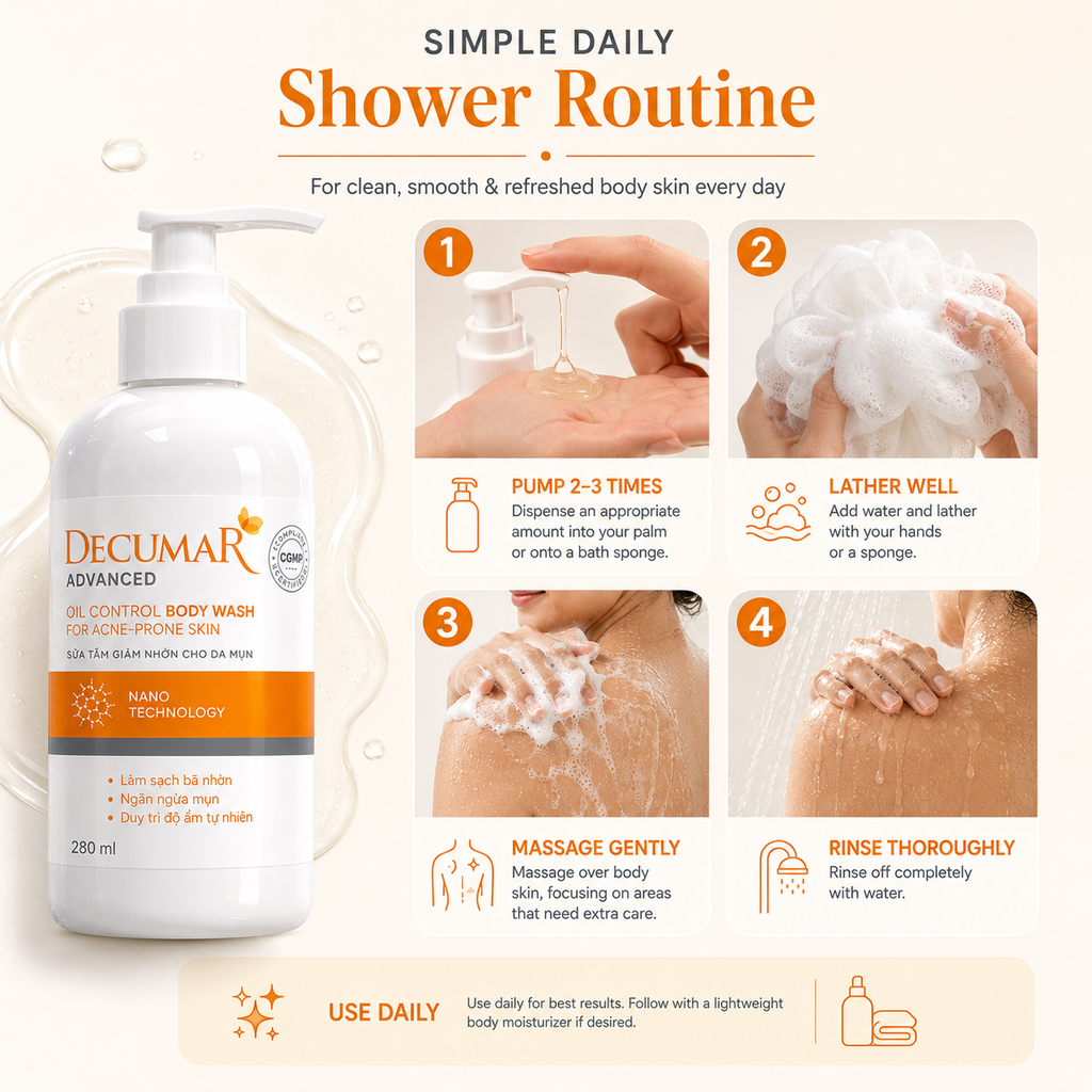 Decumar Advanced Blemish Body Wash 280ml