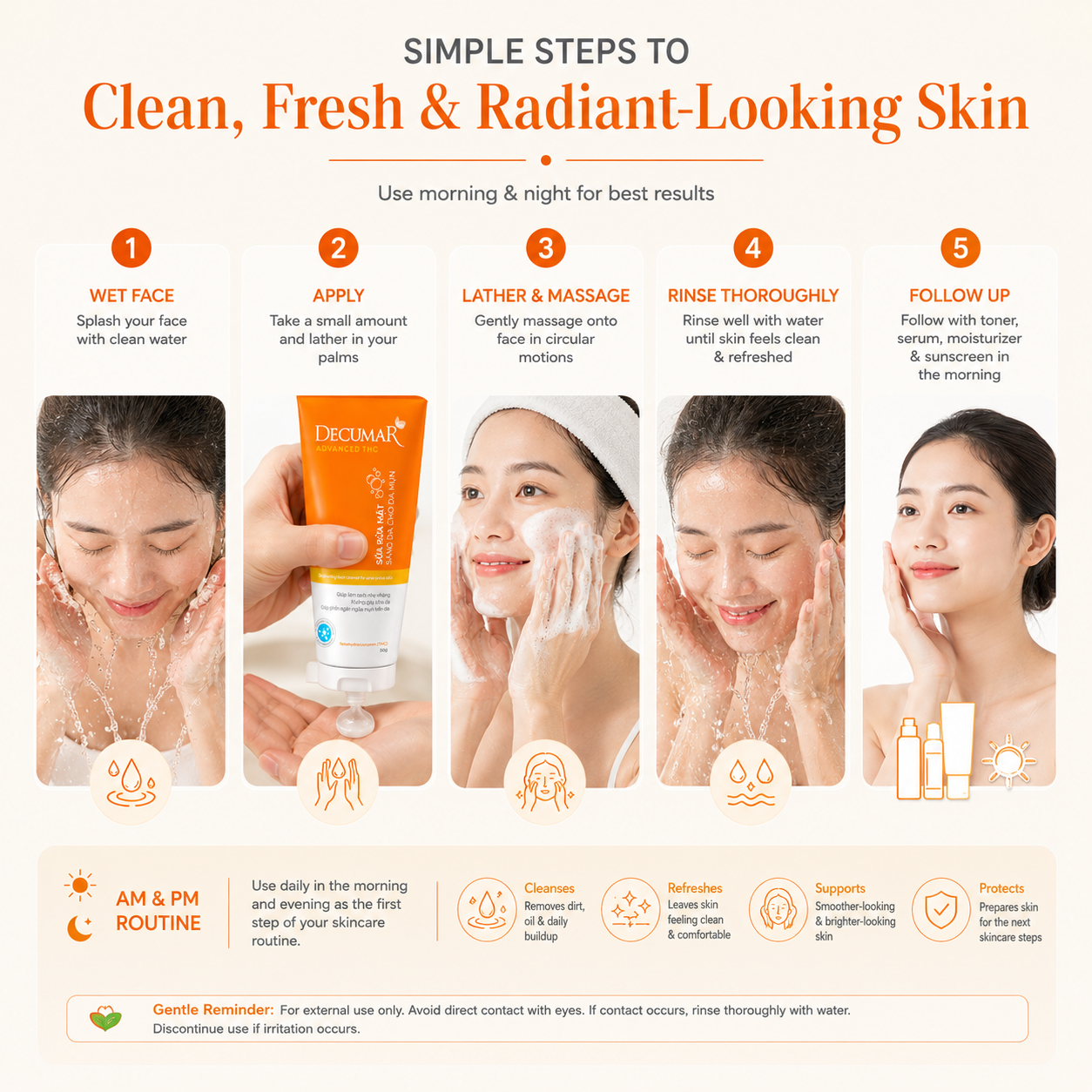 Decumar Nano THC Blemish Cleansing Gel 50g