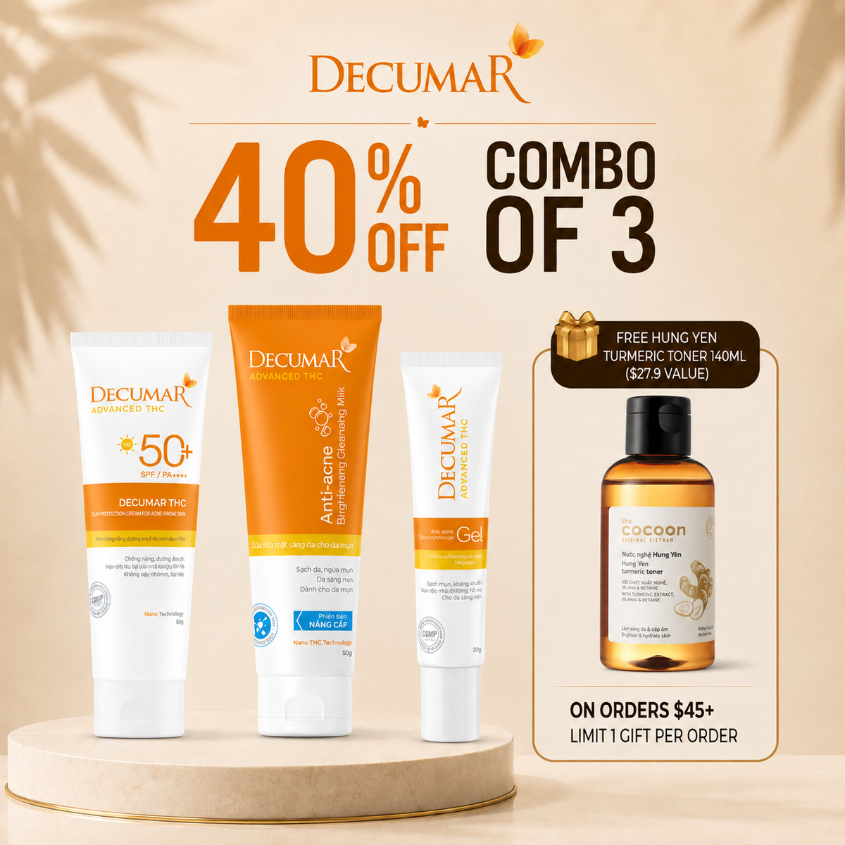 Decumar Nano THC Blemish Cleansing Gel 50g