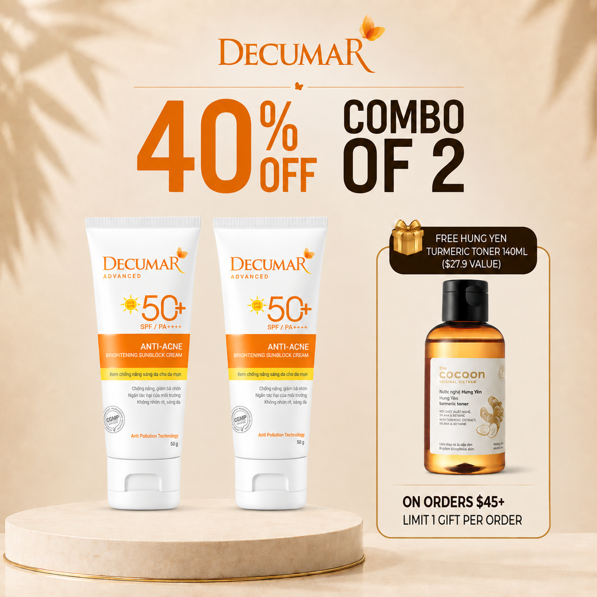 Decumar THC Daily Sun Care Gel 50g