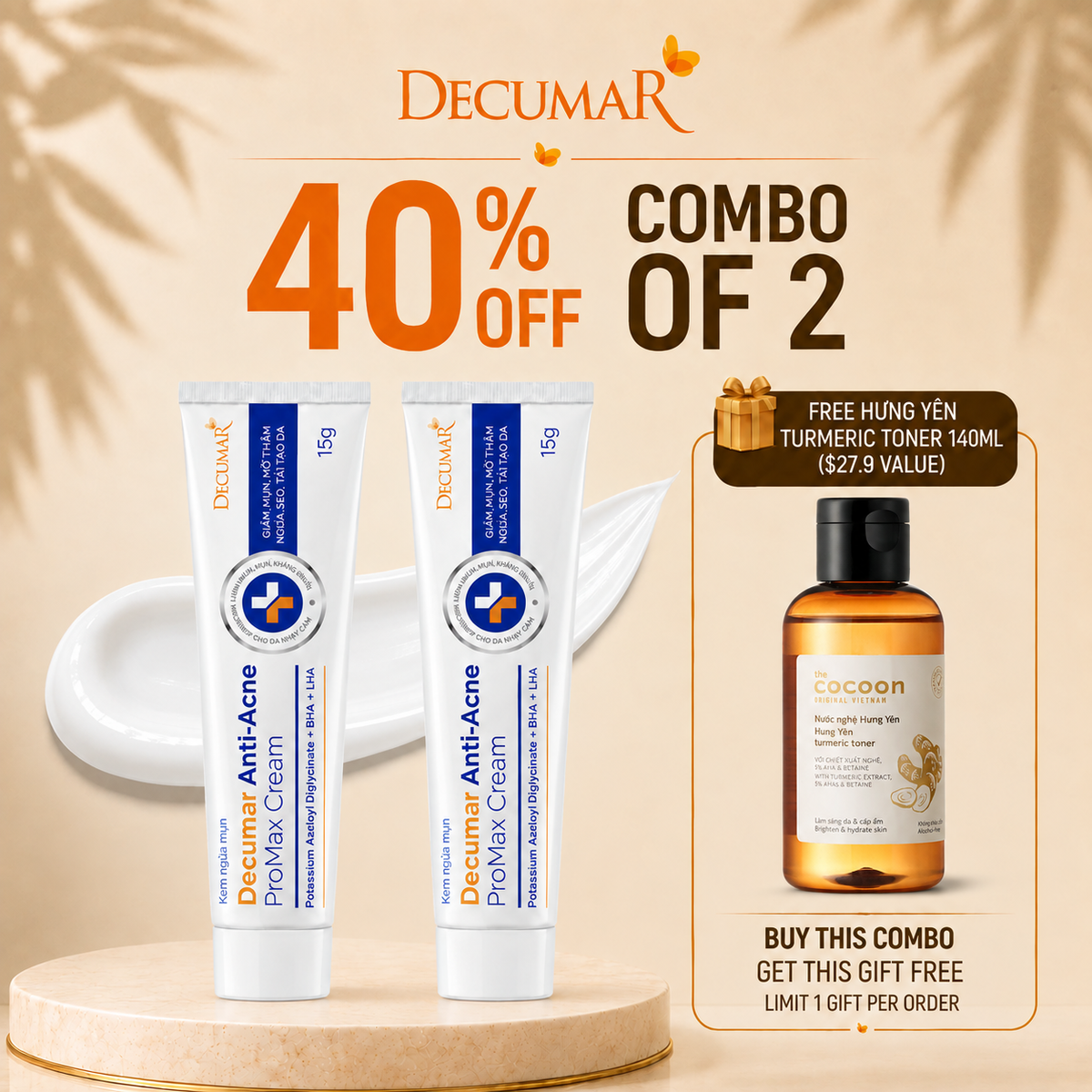 B1G1 Intensive Duo Decumar Promax Blemish Gel
