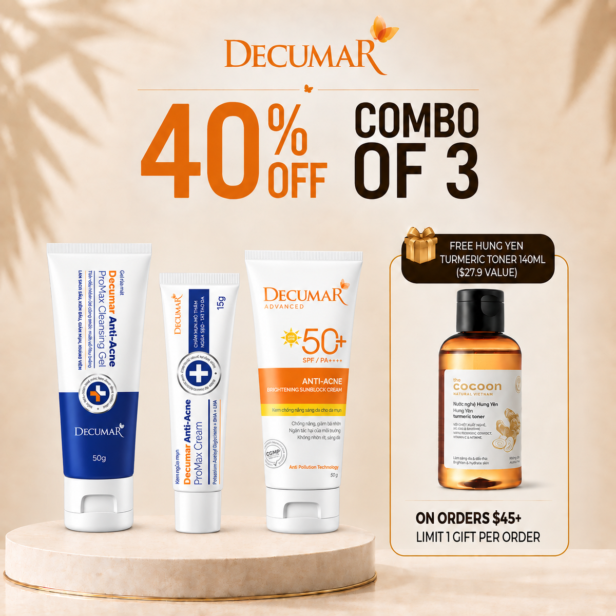 Decumar THC Daily Sun Care Gel 50g